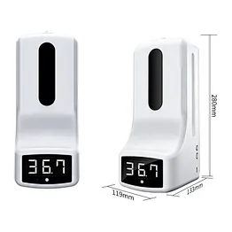 Automatic Hand Sanitizer spray Alcohol Sprayer Disinfectant Floor Stand Countertop Disinfection Thermometer Soap Dispenser