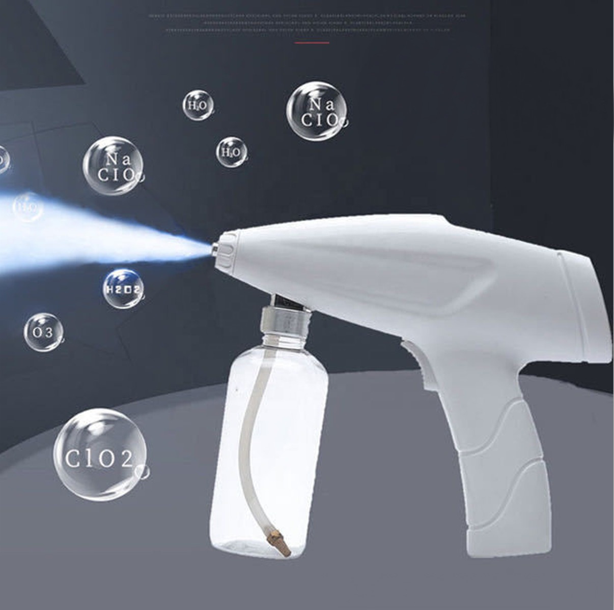 Sprayer Machine Nano Sanitizador Hot Selling Atomization Portable Fog High Pressure Handhold Disinfection Spray Gun Sterilizer