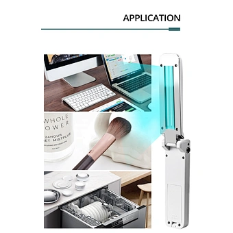 Handheld Phone Uvc Stick Cell Wand Sanitizer Ultraviolet Spray Disinfection Smokg Machine Lamp Mini Uv Light Sterilizer For Room