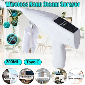 Anion Disinfection Fogger Nano Steam Spray Car Atomized Ultraviolet Ray Cleaning Machine Automobile Atomizing Sterilizing Gun