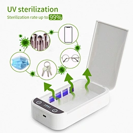Led Light Uvc Sterilizer Box Sterilizing Usb Incense Deodorization Uv Storage Box For Manicure Instruments Disinfection Box