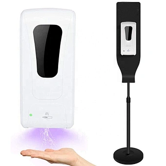 Automatic Soap Disinfectant Uv Gel Phone Spray Machine Sanitising Stand Automated Hand Sanitizer Dispenser with stand