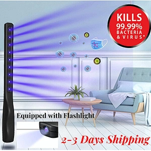 Mini Portable Led Lamp Disinfection Stick Uv Sterilizer wand for Towel Cabinet Kitchen Makeup Brush Milk Baby Bottle