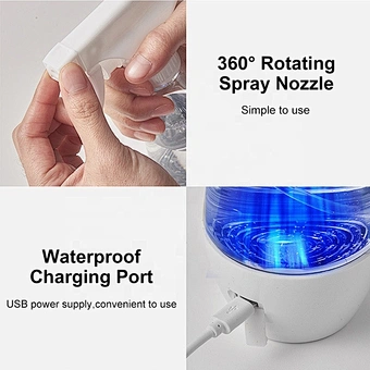 HOCl homemade sterilization fogging sanitizing disinfecting liquid maker making disinfection machine air disinfectants spray