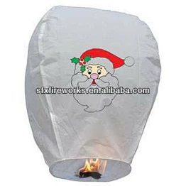 high quality flameproof christmas sky lantern