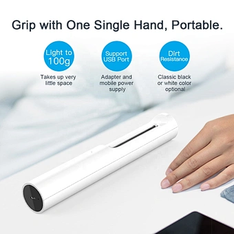 Ultraviolet UV Stick Disinfection Lamp UVC LED Sterilizer UV Light Mini Sanitizer Travel Wand Germicidal for Phone USB Charging