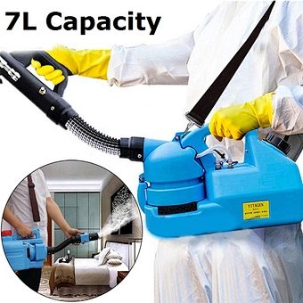 7L Electric ULV alcohol Sprayer Portable Fogger Atomizer sterilizer Power Cord Disinfection Machine for Hospital Home Ultra