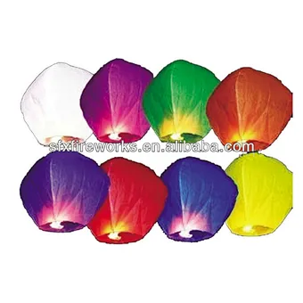 flameproof sky lantern various color supplied
