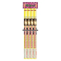 Ten Shots Roman Candle Golden Color Fireworks