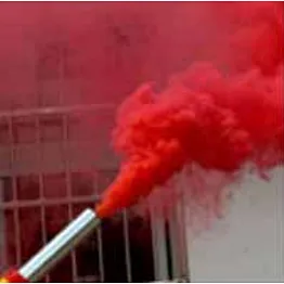 fireworks smoke signal torch