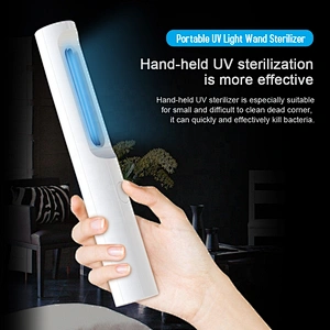 Ultraviolet UV Stick Disinfection Lamp UVC LED Sterilizer UV Light Mini Sanitizer Travel Wand Germicidal for Phone USB Charging