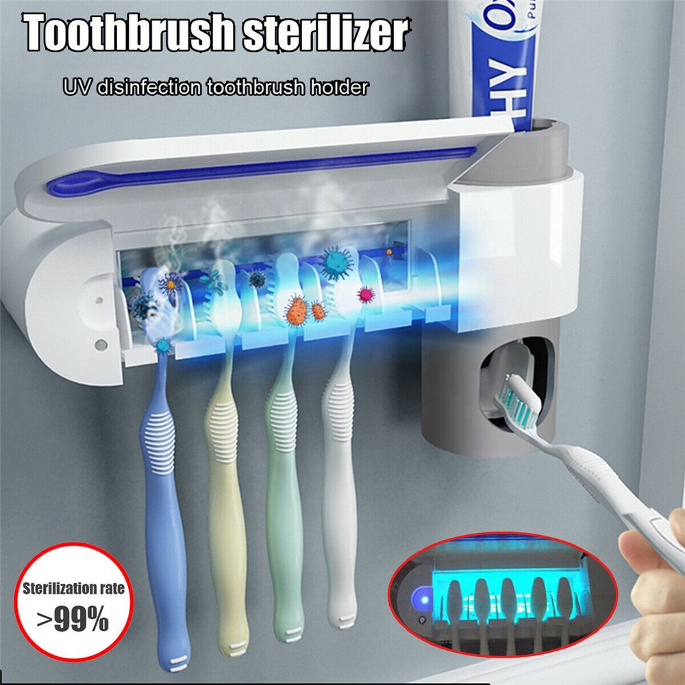 Electric Led Light Disinfection Box Multi Function Sterilizer Portable Smart Sterilization Toothbrush Uv Sterilizer