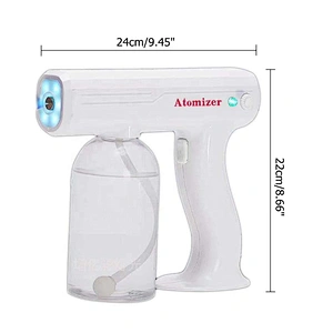 Portable Electric Steam Wireless Handy Cordless Fogger Micro Atomizer Gun Fog Disinfection Machine For School House Children