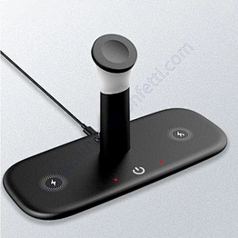 Glowing Phone Car Fast Mount Moving Coil Long Cable Desktop Power Bank 10w Custom Logo Iphone And Iwatch Wireless Charger