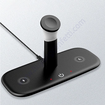 Glowing Phone Car Fast Mount Moving Coil Long Cable Desktop Power Bank 10w Custom Logo Iphone And Iwatch Wireless Charger