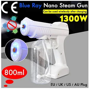 Wireless Nano Spray Atomizer Fogger Cordless School Products Smoke Room Office Public Entrance Power Sprayer Disinfection Gun