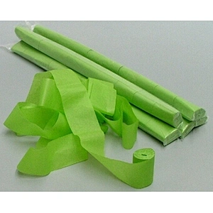 colorfast fireproof tissue double streamer- light green