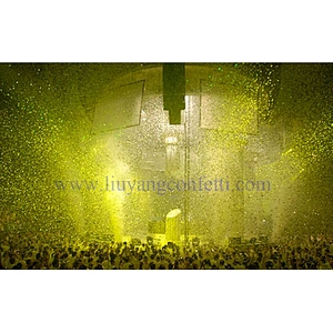 Paper Wedding Blaster Decoration Cannon Popper Glitter Shooter Streamer Tissue Yellow Confetti