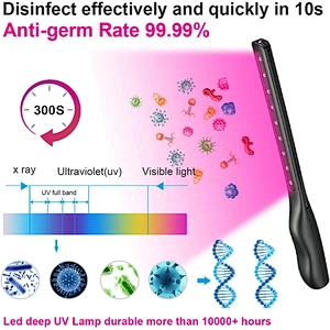 Usb Mini Portable Mobile Personal Pocket Handheld Potable Hot Sale Uv Sterilizer Wand for Room Salon Shoes phone Spa Travel