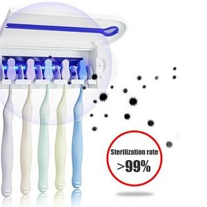 Holder Light Ultraviolet Ozone Automatic Lamp Led Cleaner automa Sterilization Rate Uv Toothbrush Sterilizer Disinfection Box