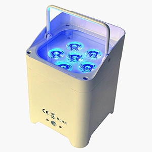 Hot sale battery led par lights Wifi RGBWA 6in1dj up lighting dmx wireless led par light stage control lamp disco lights rgb par