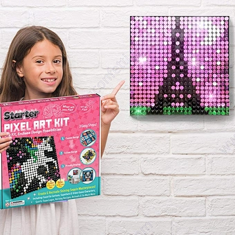 Qixels Bead Kits For Kids Ages 8-12 Boys Smart Pixelator Pix Bracelet Crafts Starter 9 Year Old Girl Gifts 3d Pixel Art Kit