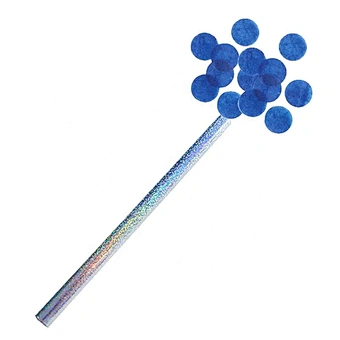 Gender reveal boy or girl baby shower Tissue round Confetti Wands Confetti Flick Sticks confetti stick for party decor