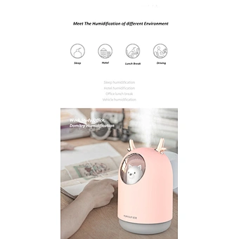 300ml pet Air Humidifier Ultrasonic Car Mini Aroma Diffuser Portable sterilize disinfection Usb alcohol disinfectant Humidifiers