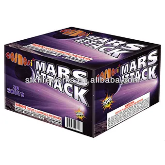 fireworks:mars attack 20shots 500gram cakes fireworks