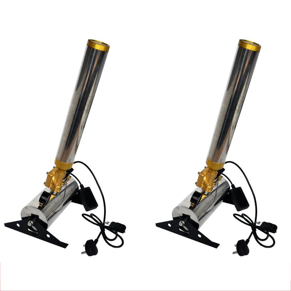 2pcs/lot Free Shipping streamer cannon machine with Remote Confetti Cannon 90-240V 150W Stage Confetti Machine for wedding party