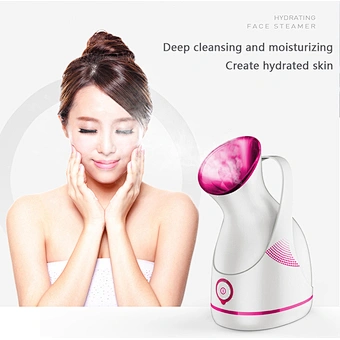 Nano Mist Sprayer Spray Machine Large Capacity Water Tank 1000ml Gentle Deap Cleaning Electric Spa Whitening Facial Face Steamer