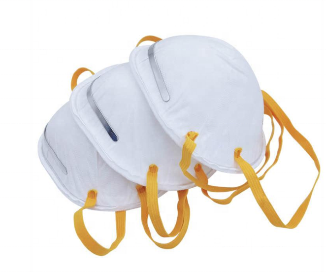 Earloop Style and Flat fold Shape mask with design
