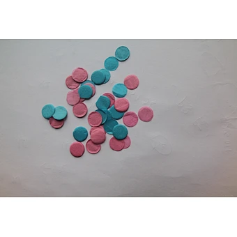 Lowest  price 1 cm  tissue  round confetti paper for party poppers