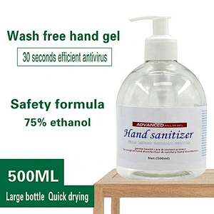 75% Alcohol 500ML water free Disposable Hand Sanitizer Gel