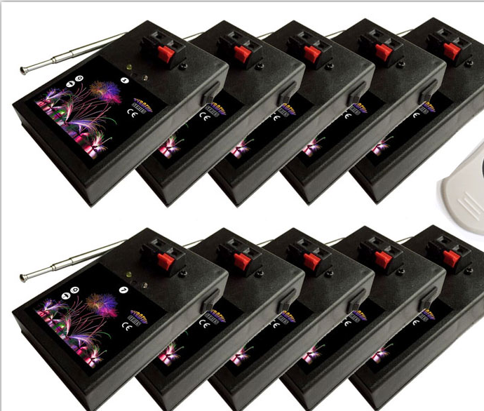 10 channels remote control small firing system for fireworks shows