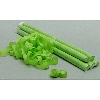 colorfast fireproof tissue double streamer- light green