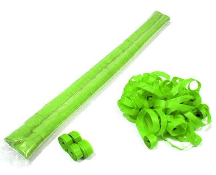 colorfast fireproof tissue double streamer- light green