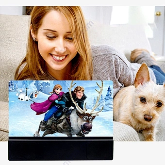 3d Hd Movies Amplifier Projector Cell Enlarger Foldable Stand Smartphones 12