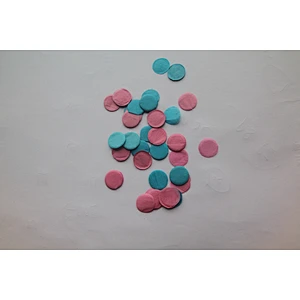 Lowest  price 1 cm  tissue  round confetti paper for party poppers