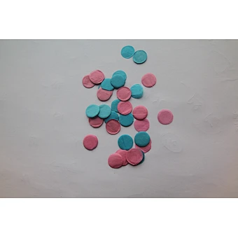 Lowest  price 1 cm  tissue  round confetti paper for party poppers