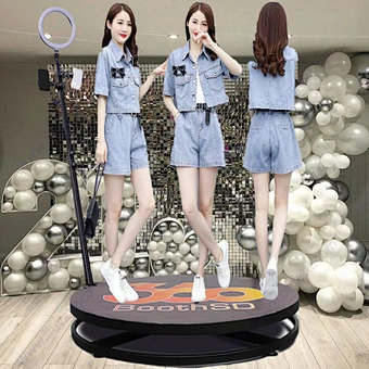 Best Video spin 360 photo booth backdrop  Automatic Machine for Events Party Wedding Entertainment