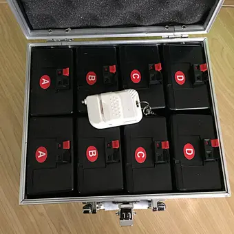 very small size remote control firing system for stage fountain
