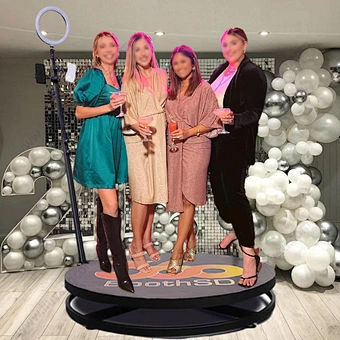 Best Video spin 360 photo booth backdrop  Automatic Machine for Events Party Wedding Entertainment
