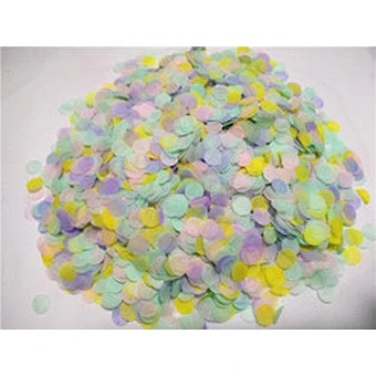 Metallic Gold/Silver Tissue Circle Confetti DIY Colorful Wedding Birthday Baby Shower Christmas Party Table Decor