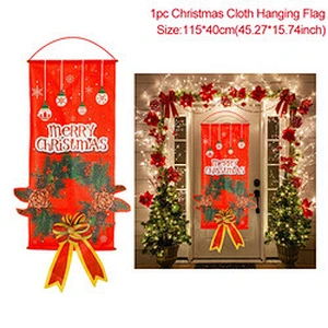 Garland Merry Decor Home 2020 Ornament Xmas Happy New Year 2021 Soldier Welcome Hanging Outdoor Door Banner Christmas Decoration