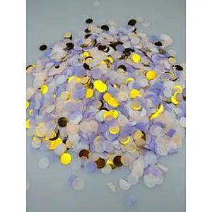 Metallic Gold/Silver Tissue Circle Confetti DIY Colorful Wedding Birthday Baby Shower Christmas Party Table Decor
