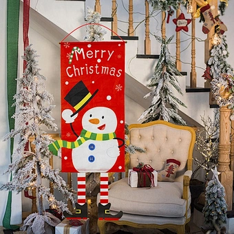 Garland Merry Decor Home 2020 Ornament Xmas Happy New Year 2021 Soldier Welcome Hanging Outdoor Door Banner Christmas Decoration