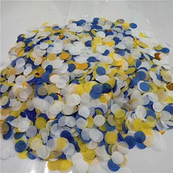 Metallic Gold/Silver Tissue Circle Confetti DIY Colorful Wedding Birthday Baby Shower Christmas Party Table Decor