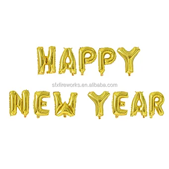 Amazon Hot Sale Decoration Set Digit Air Globos Christmas Number Foil Eve Party Supplies Kit Gold Happy New Year 2021 Balloon