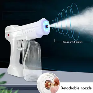 Liquid Fog Battery Spray Fogging Sprayer Cordless Portable Nano Gun Disinfection Atomizer For Room Disinfecting Fogger Machine